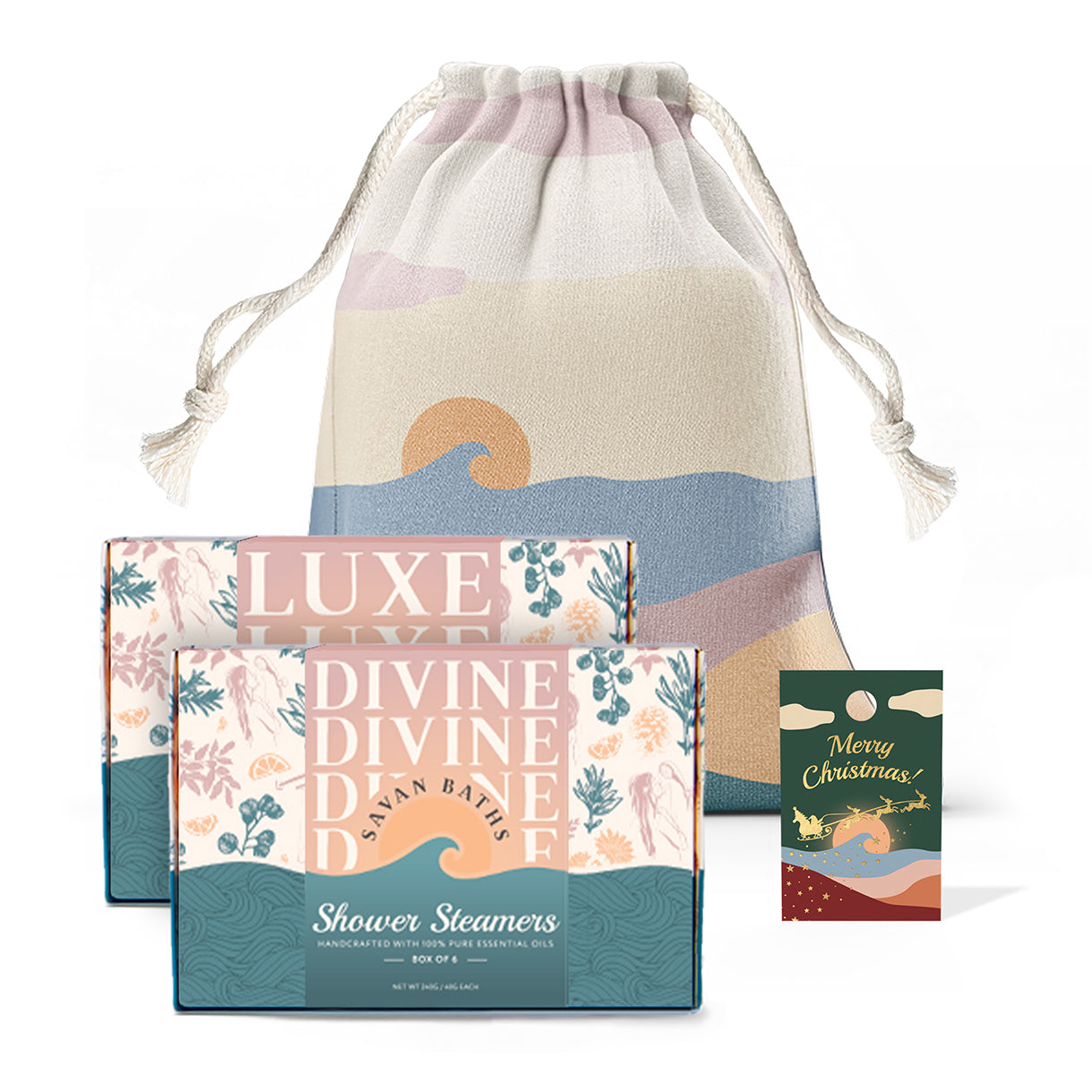 Xmas DIVINE & LUXE Shower Steamers Set