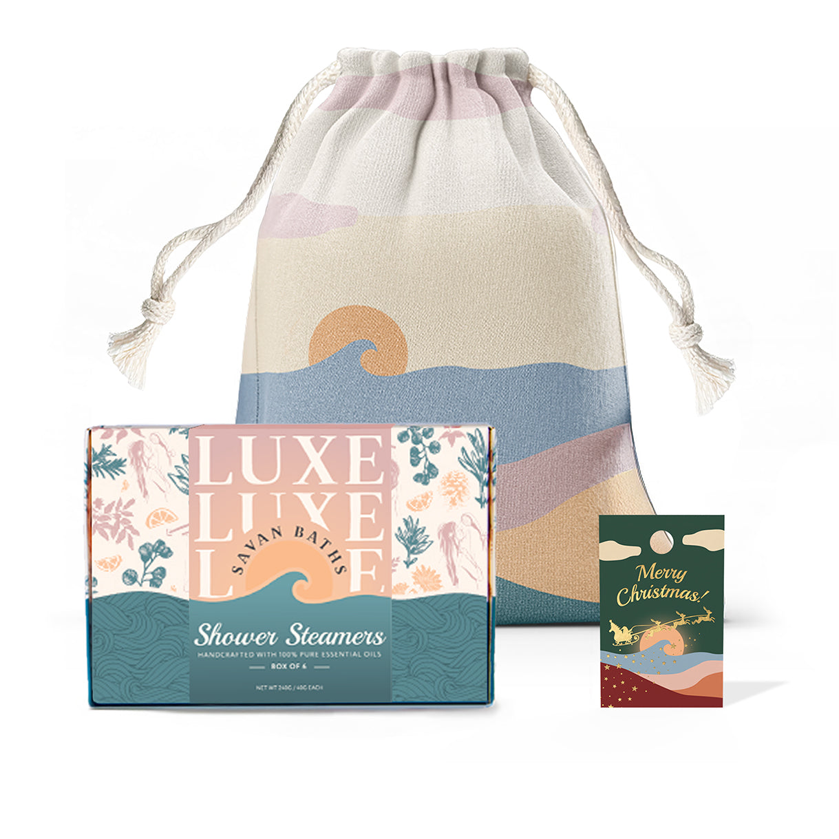 Xmas Shower Steamers Gift Set