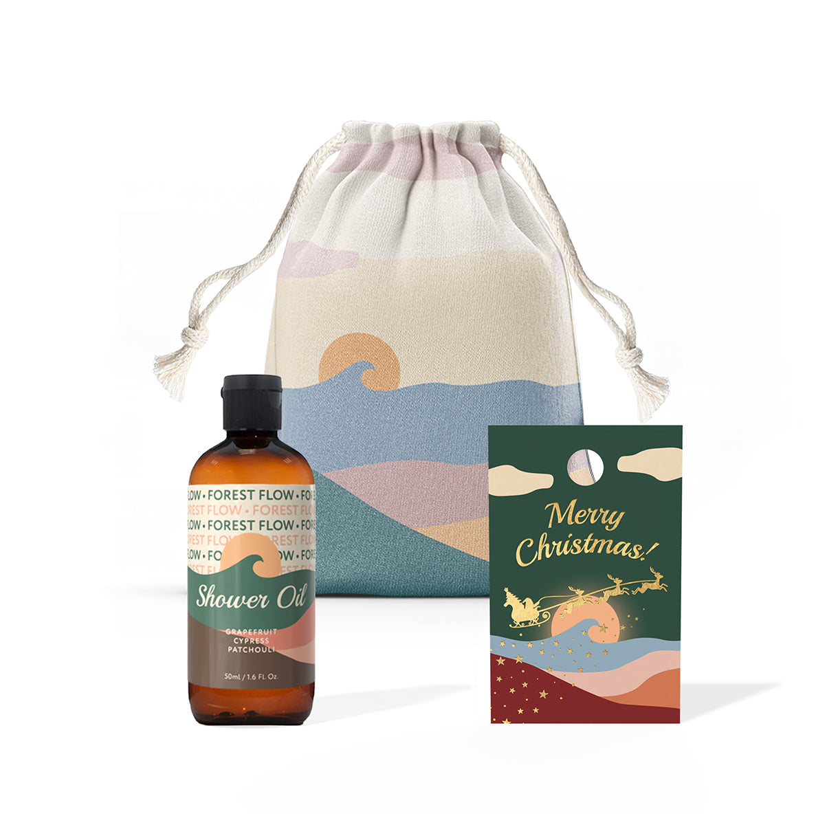 Xmas Shower Oil 50ml Set