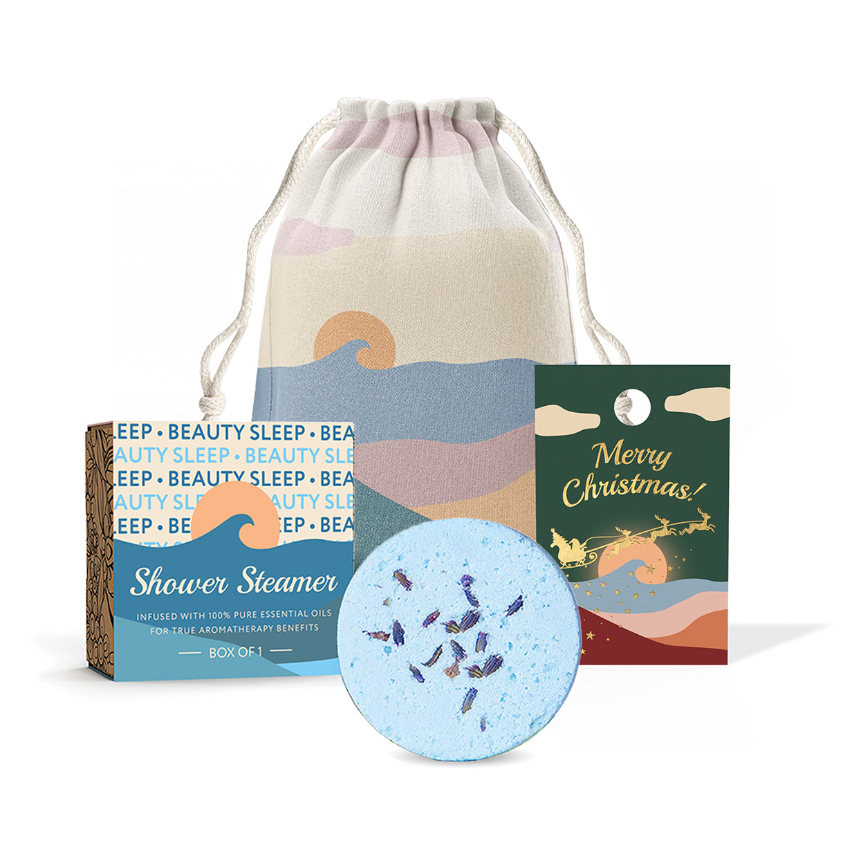 Xmas Single Shower Steamer Set