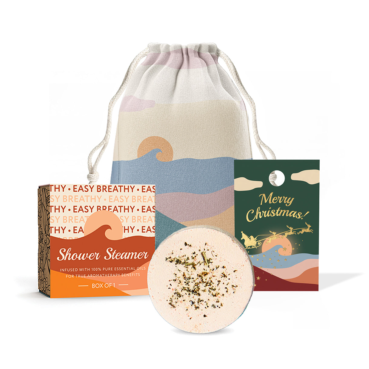 Xmas Single Shower Steamer Set