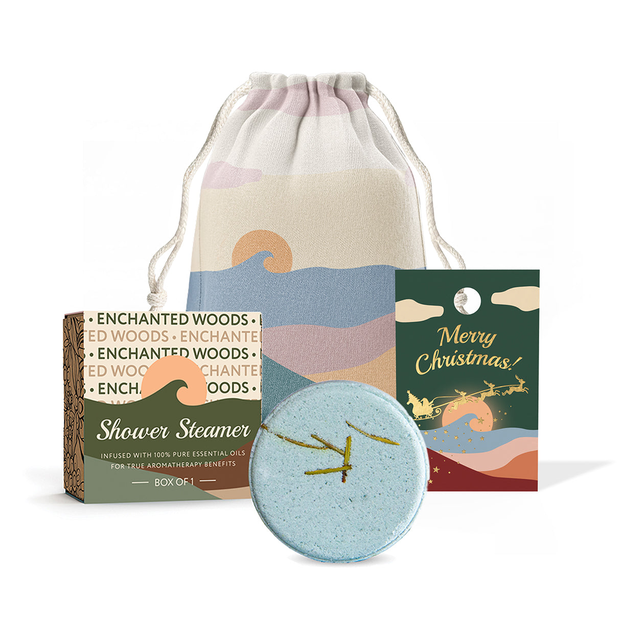 Xmas Single Shower Steamer Set