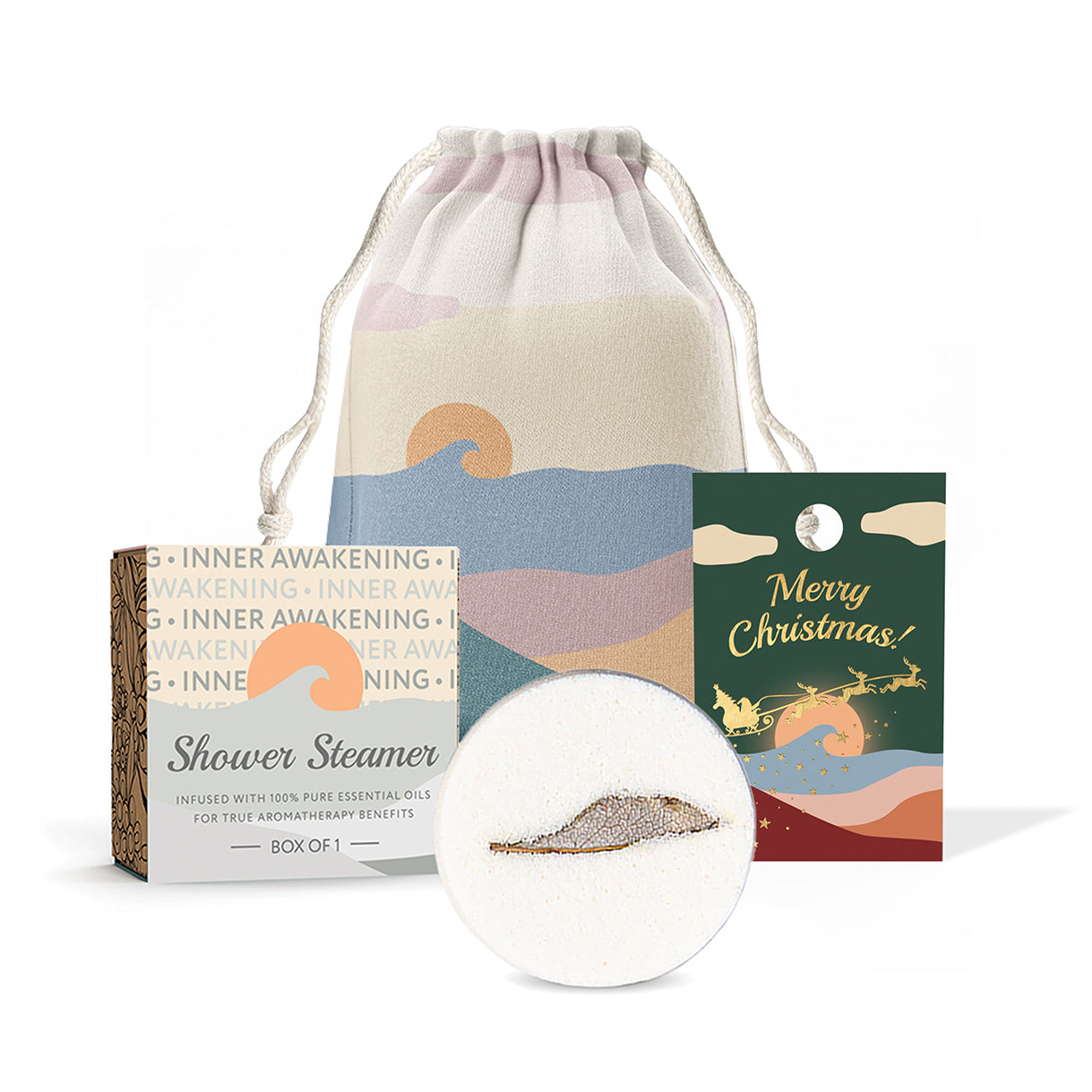 Xmas Single Shower Steamer Set