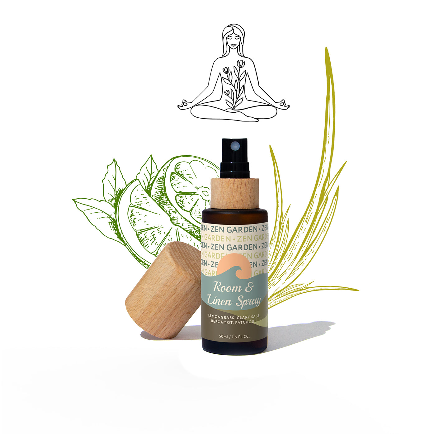 Zen Garden Room &amp; Linen Spray
