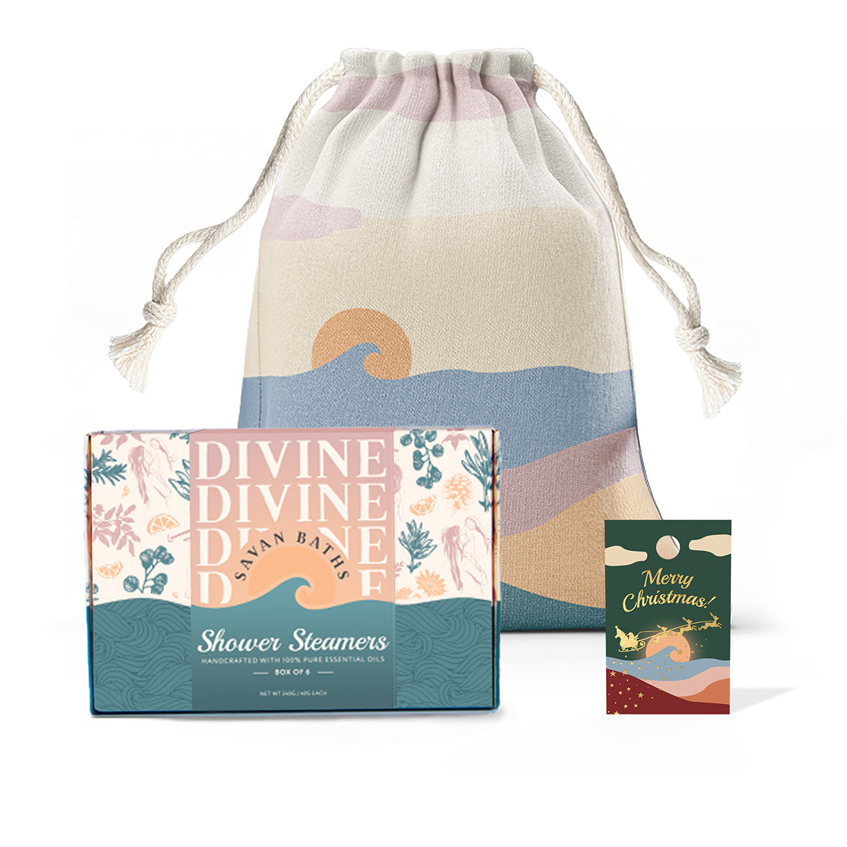 Xmas Shower Steamers Gift Set