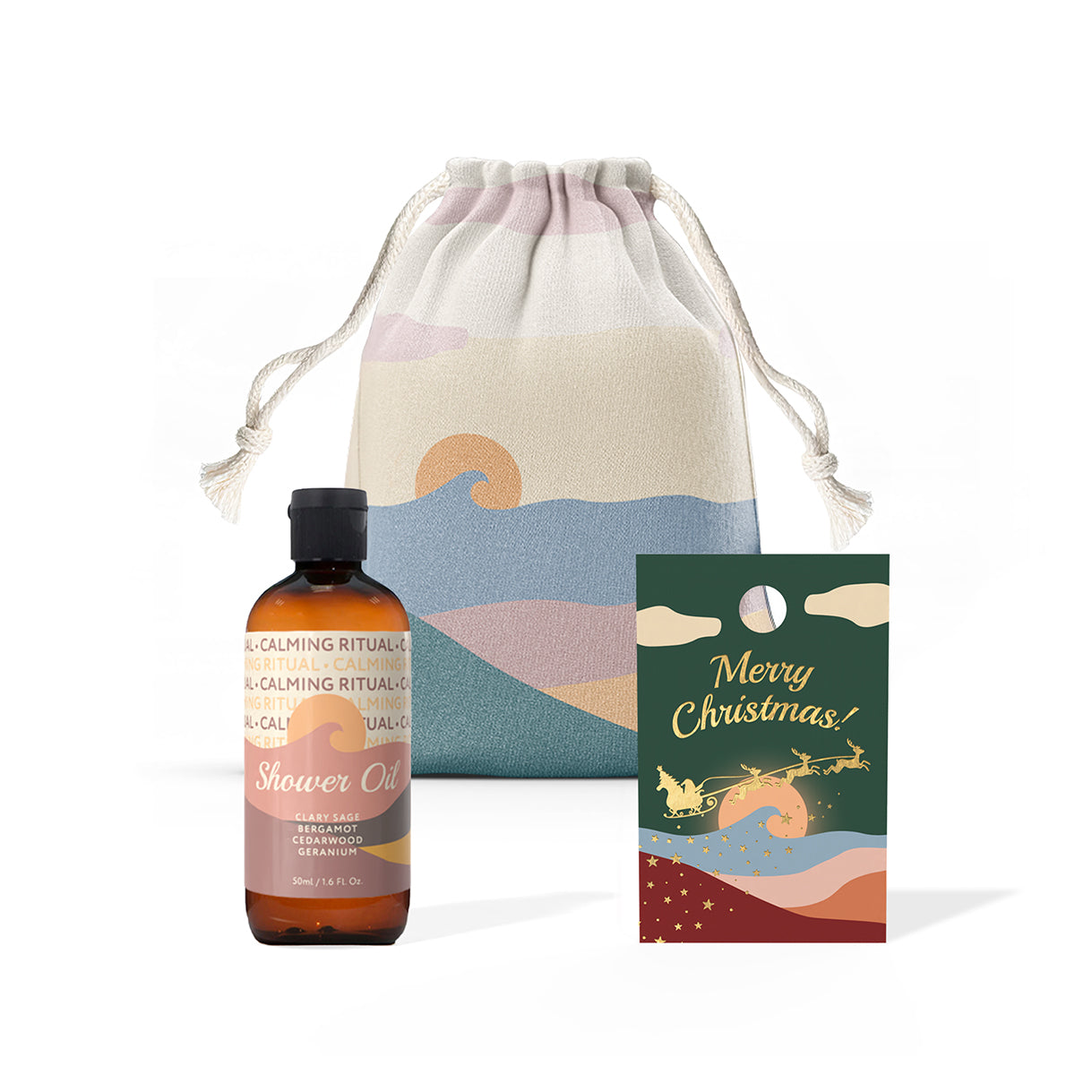 Xmas Shower Oil 50ml Set