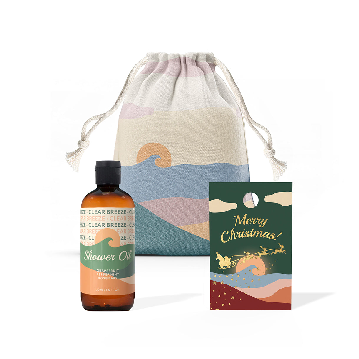 Xmas Shower Oil 50ml Set