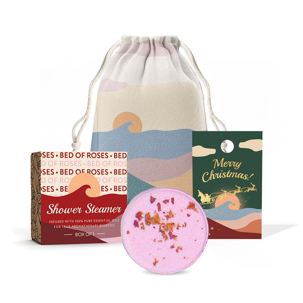 Xmas Single Shower Steamer Set