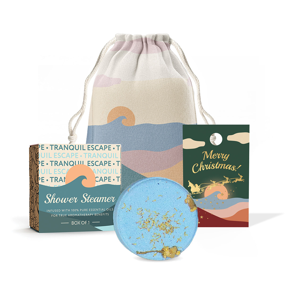 Xmas Single Shower Steamer Set