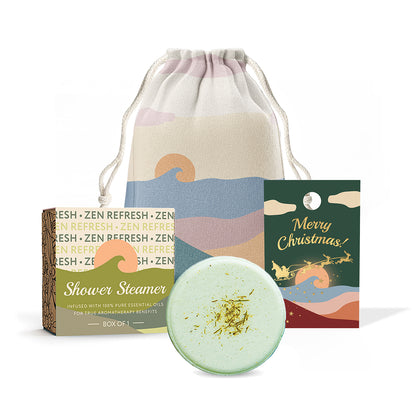 Xmas Single Shower Steamer Set