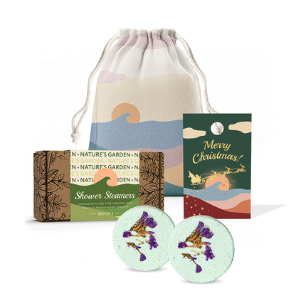 Xmas Twin Shower Steamers Set